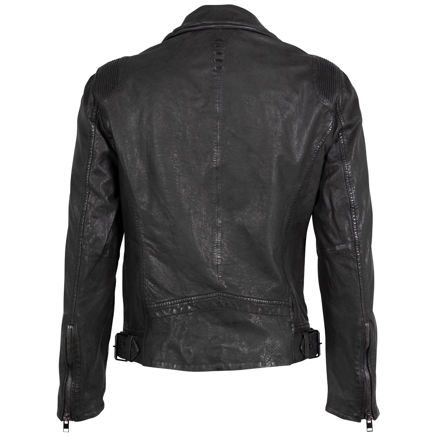 Geaca de Piele Barbati 2.0 by Mauritius Neagra 2MFerris – Geci de Piele