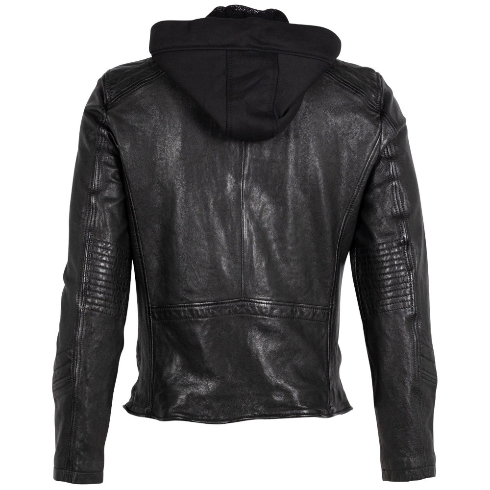 Geaca de Piele Barbati 2.0 by Mauritius Neagra 2MJilas - readytowear