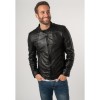 Geaca de Piele Barbati 2.0 by Mauritius Neagra 2MJilas - readytowear.ro
