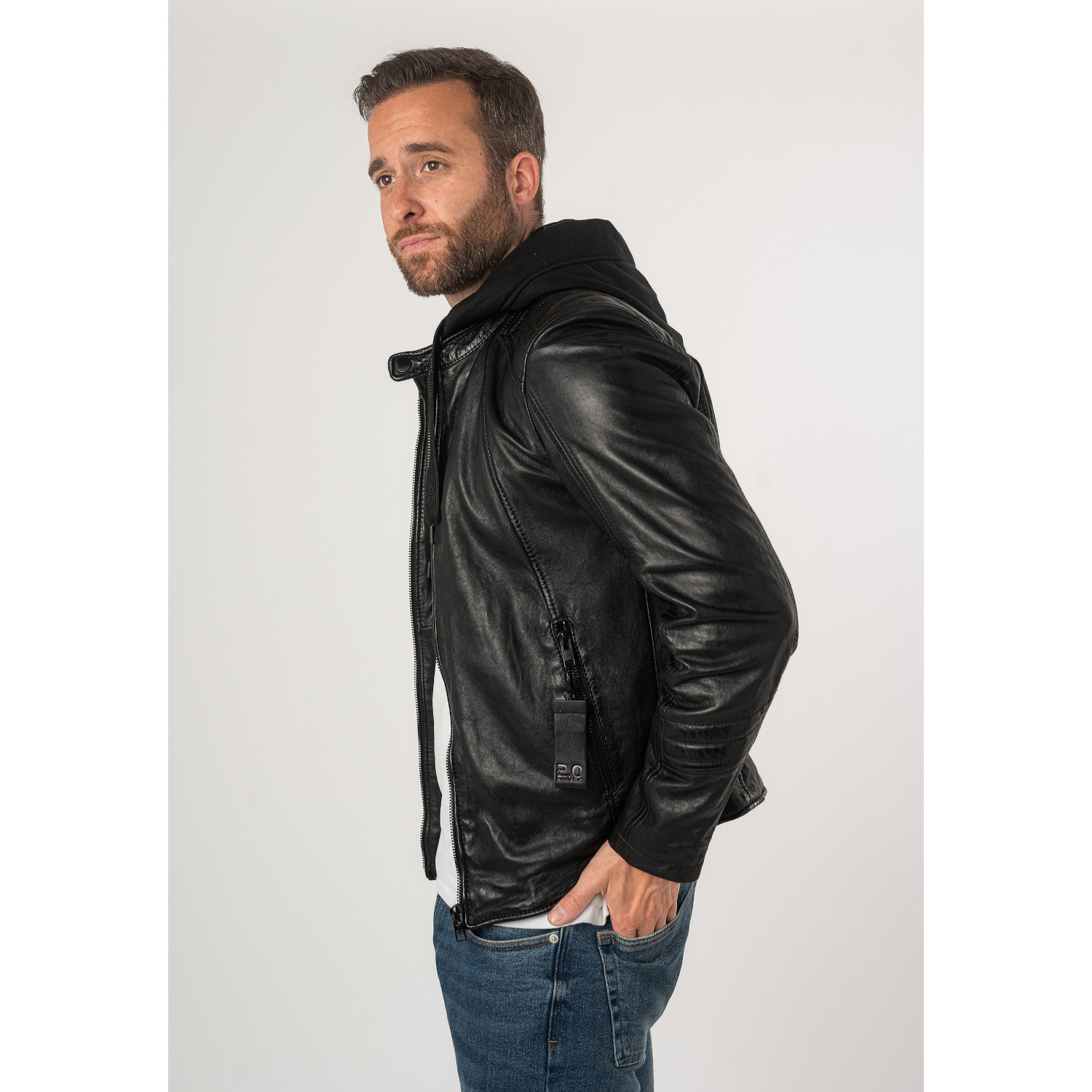 Geaca de Piele Barbati 2.0 by Mauritius Neagra 2MJilas – Geci de Piele Geaca de Piele Barbati 2.0 by Mauritius Neagra 2MJilas – Geci de Piele