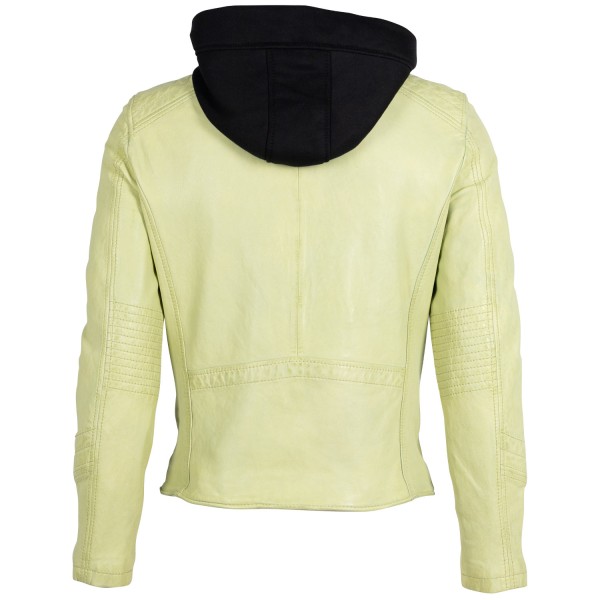 Geaca de Piele Barbati 2.0 by Mauritius Verde Lime 2MJilas