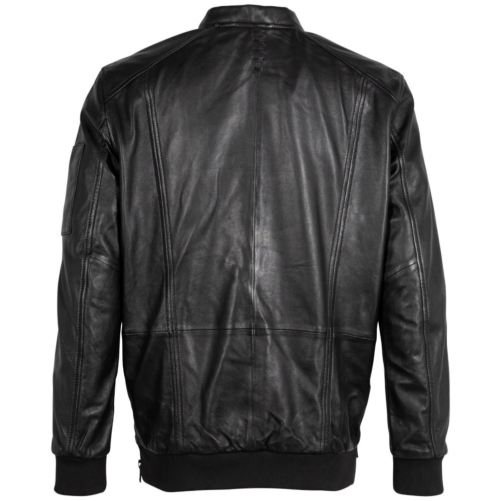 Geaca de Piele Unisex 2.0 by Mauritius Neagra 2MKaira - readytowear