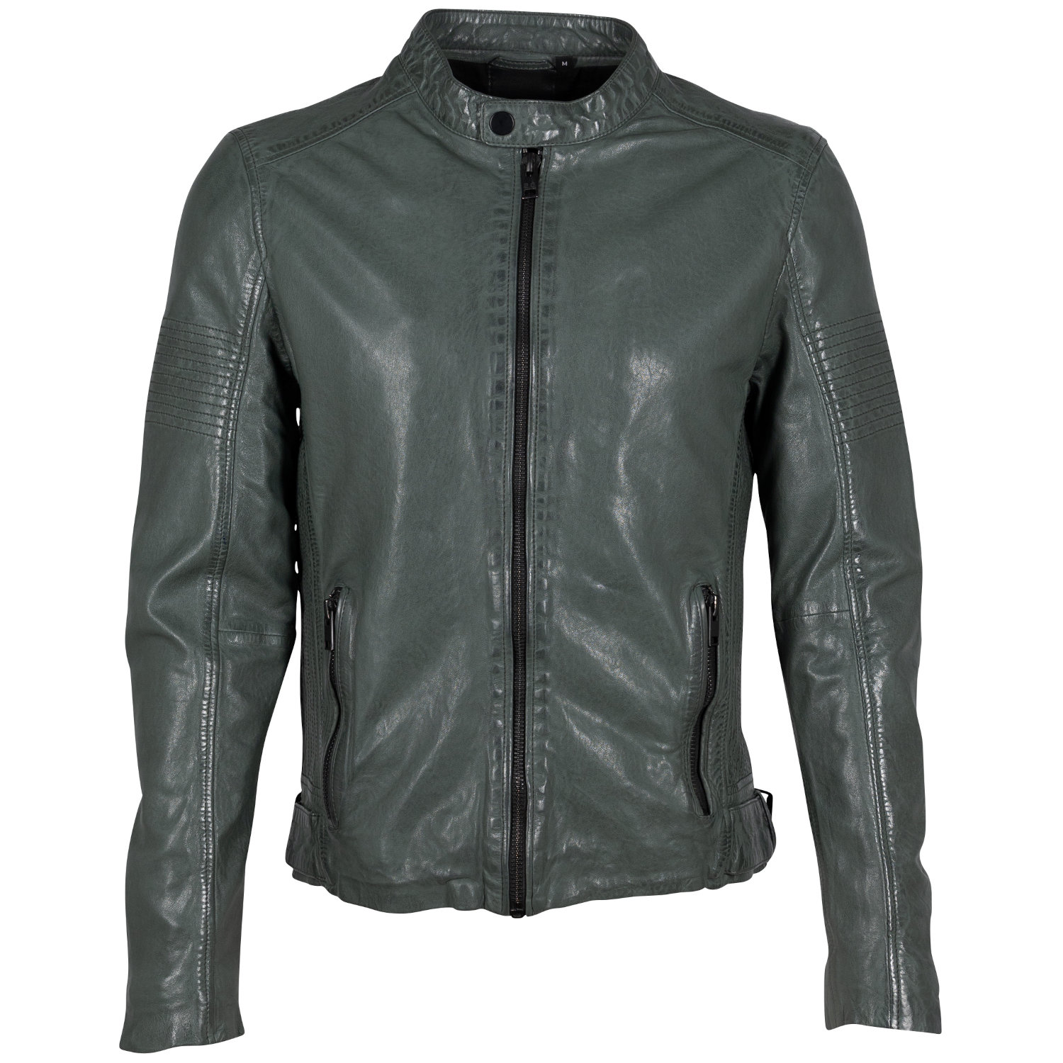 Geaca de Piele Barbati 2.0 by Mauritius Verde Inchis 2MMAsher – Geci de Piele