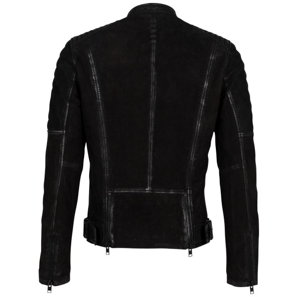 Geaca de Piele Barbati 2.0 by Mauritius Neagra 2MMKjas – Black Friday — fotografia 2