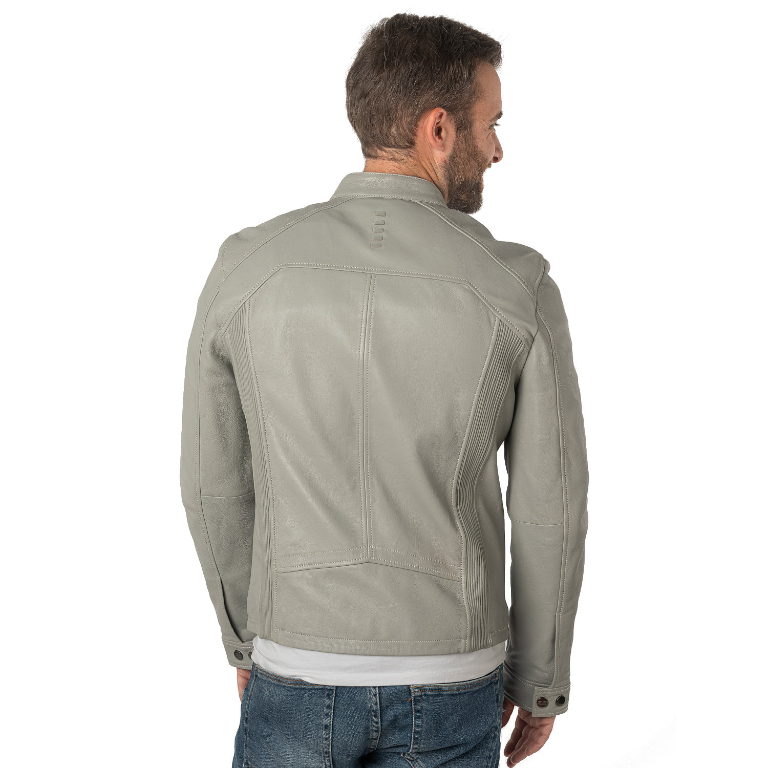Geaca de Piele Barbati 2.0 by Mauritius Gri Deschis 2MToji – Black Friday Geaca de Piele Barbati 2.0 by Mauritius Gri Deschis 2MToji – Black Friday
