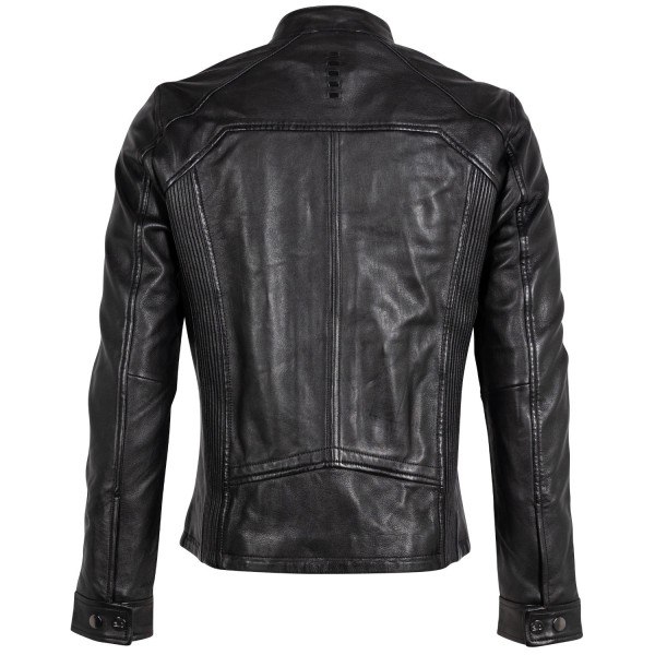 Geaca de Piele Barbati 2.0 by Mauritius Neagra 2MToji – Black Friday — fotografia 4