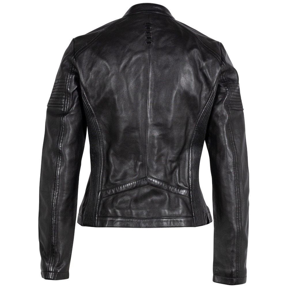 Geaca de Piele Dama 2.0 by Mauritius Neagra 2Wima - readytowear