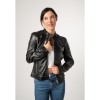 Geaca de Piele Dama 2.0 by Mauritius Neagra 2Wima