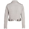 Geaca Scurta de Piele Dama 2.0 by Mauritius Gri Deschis 2Wmarin