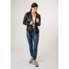 Geaca de Piele Dama 2.0 by Mauritius Negru Vintage 2Wmelin