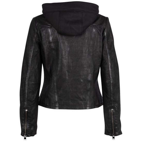 Geaca de Piele Dama 2.0 by Mauritius Neagra 2Wnadya Geaca de Piele Dama 2.0 by Mauritius Neagra 2Wnadya