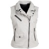 Vesta de Piele Dama 2.0 by Mauritius Gri Deschis 2Wnovy - readytowear.ro