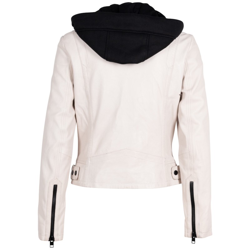 Geaca de Piele Dama 2.0 by Mauritius Alba 2Wrinko – Geci de Piele