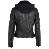 Geaca de Piele Dama 2.0 by Mauritius Neagra 2Wrinko – Geci de Piele