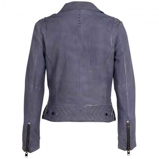 Geaca de Piele Dama 2.0 by Mauritius Mov Inchis 2Wtashi