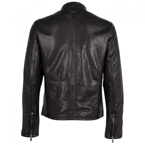 Geaca de Piele Barbati Deercraft Neagra DMBelfast