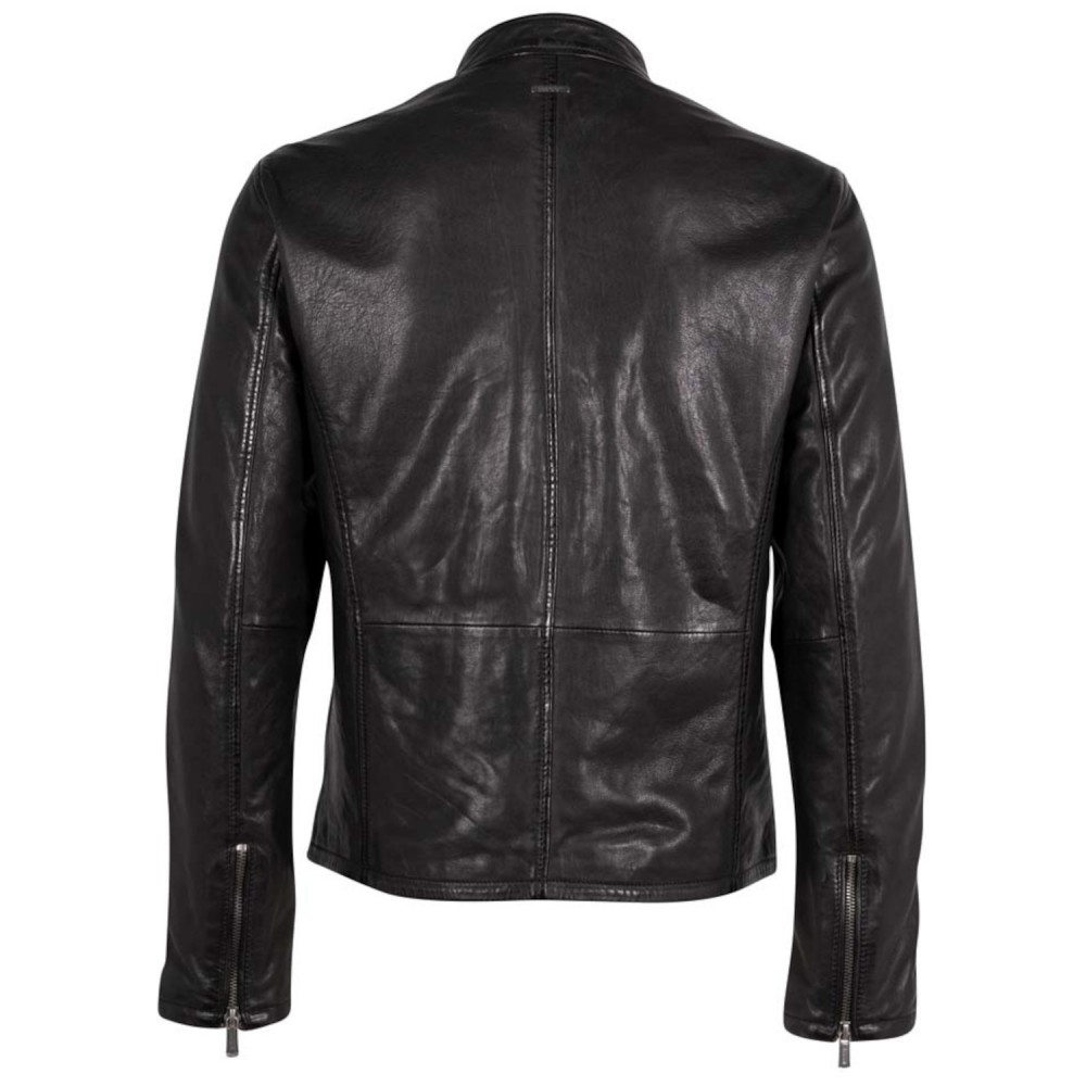 Geaca de Piele Barbati Deercraft Neagra DMBelfast