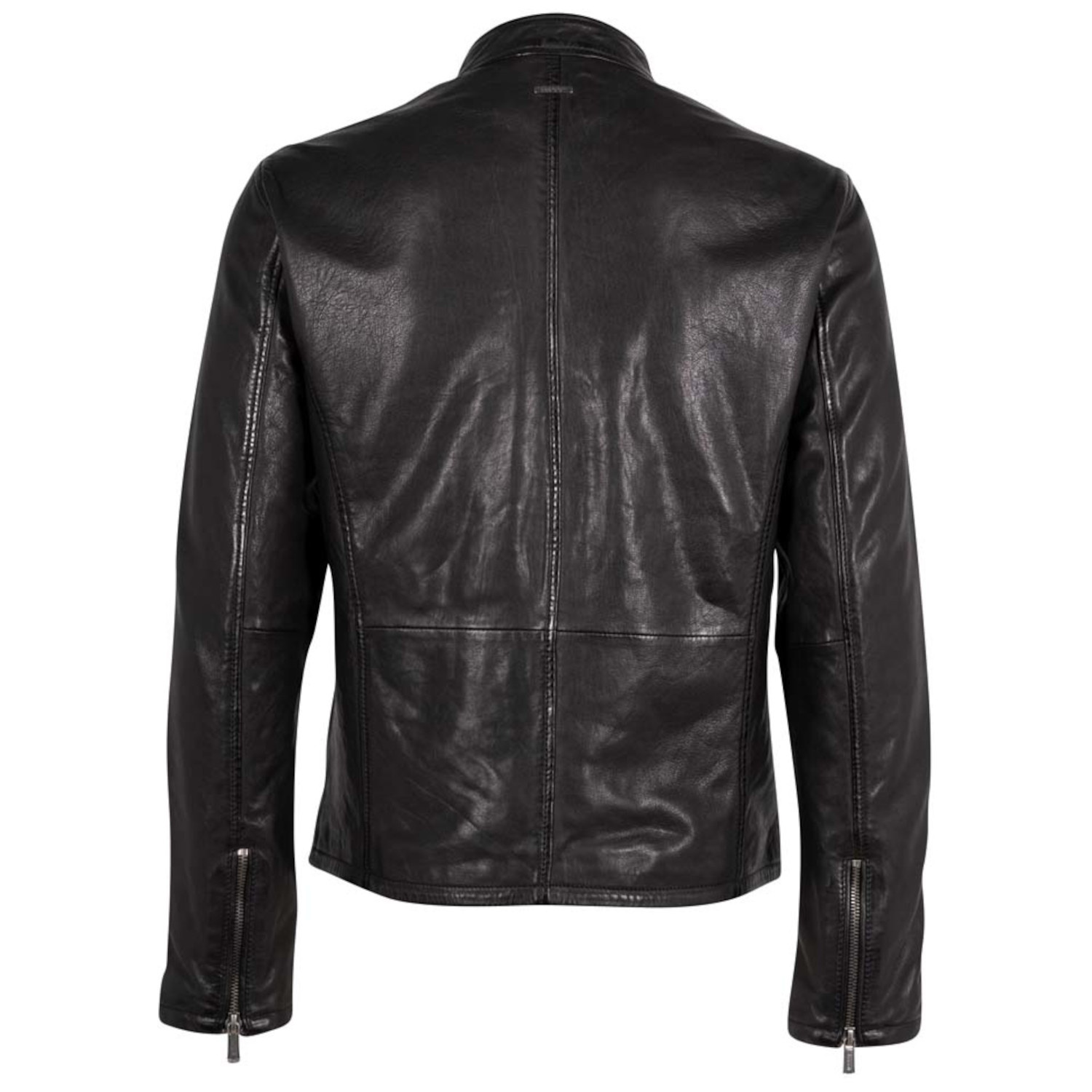 Geaca de Piele Barbati Deercraft Neagra DMBelfast – Geci de Piele