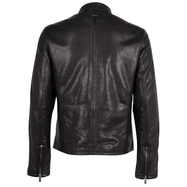 Geaca de Piele Barbati Deercraft Neagra DMBelfast Geaca de Piele Barbati Deercraft Neagra DMBelfast