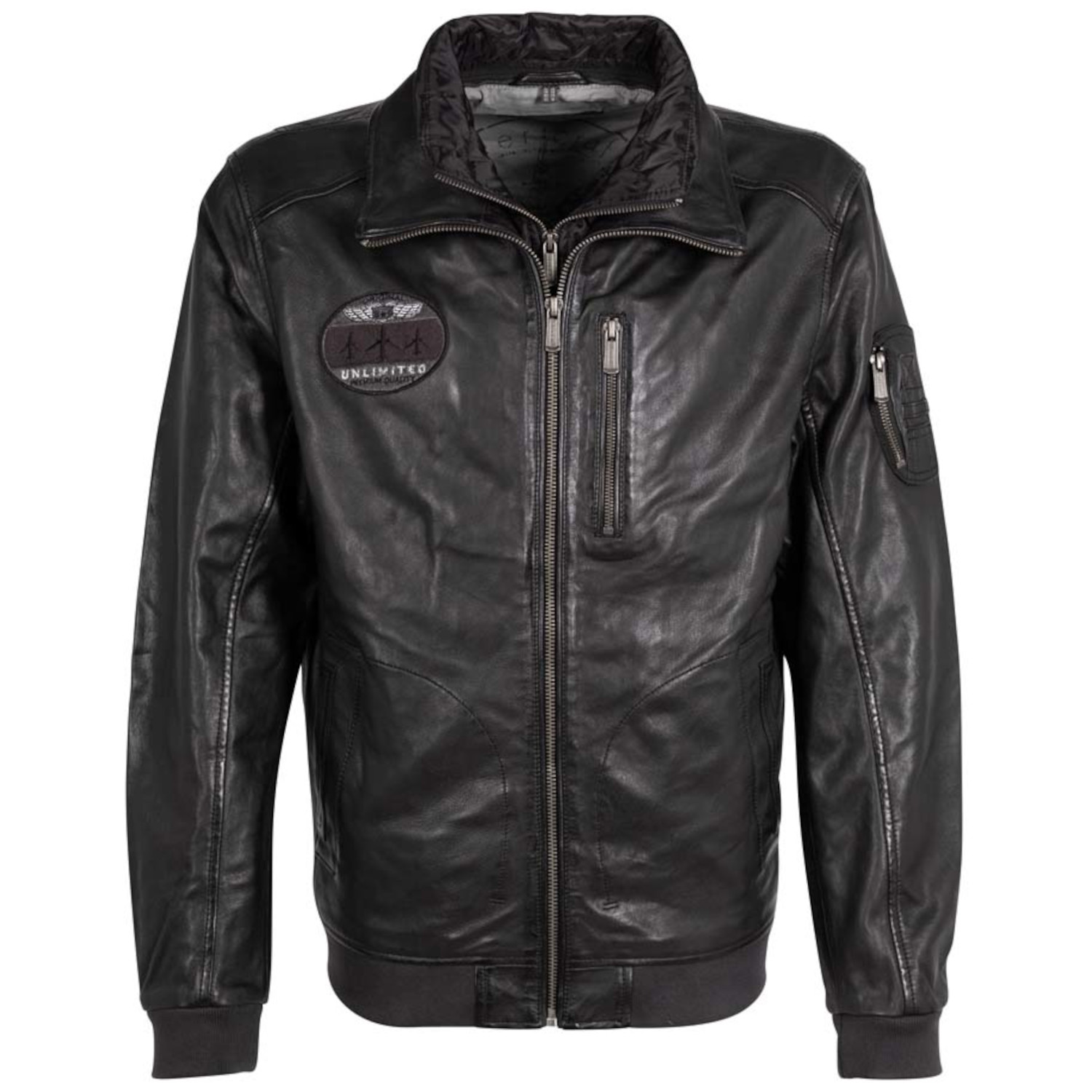 Geaca de Piele Barbati Deercraft Neagra DMCalgary – Black Friday Geaca de Piele Barbati Deercraft Neagra DMCalgary – Black Friday