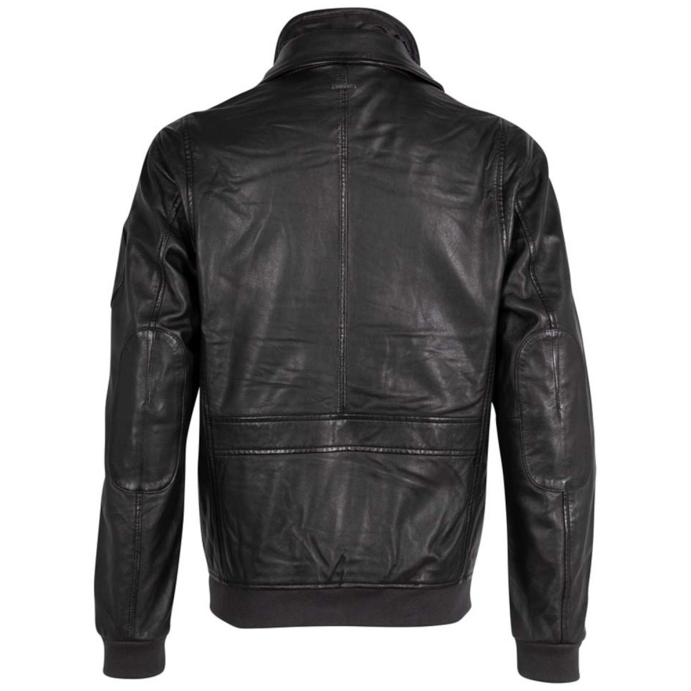 Geaca de Piele Barbati Deercraft Neagra DMCalgary