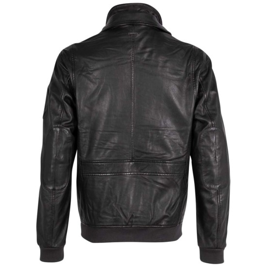 Geaca de Piele Barbati Deercraft Neagra DMCalgary