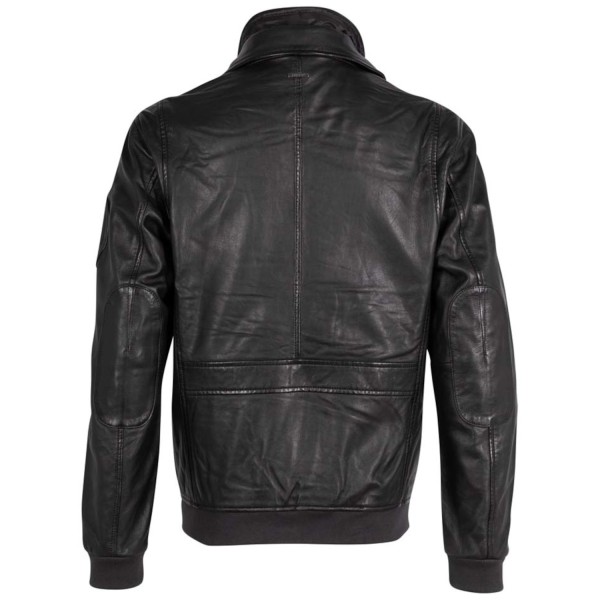 Geaca de Piele Barbati Deercraft Neagra DMCalgary