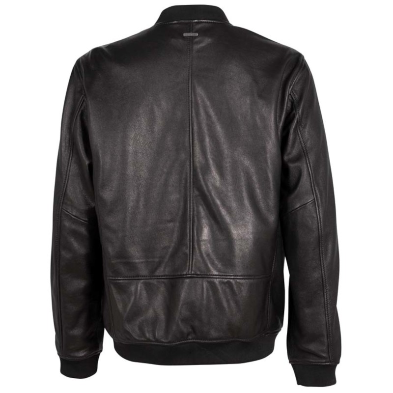 Geaca de Piele Barbati Deercraft Neagra DMDillon – Black Friday