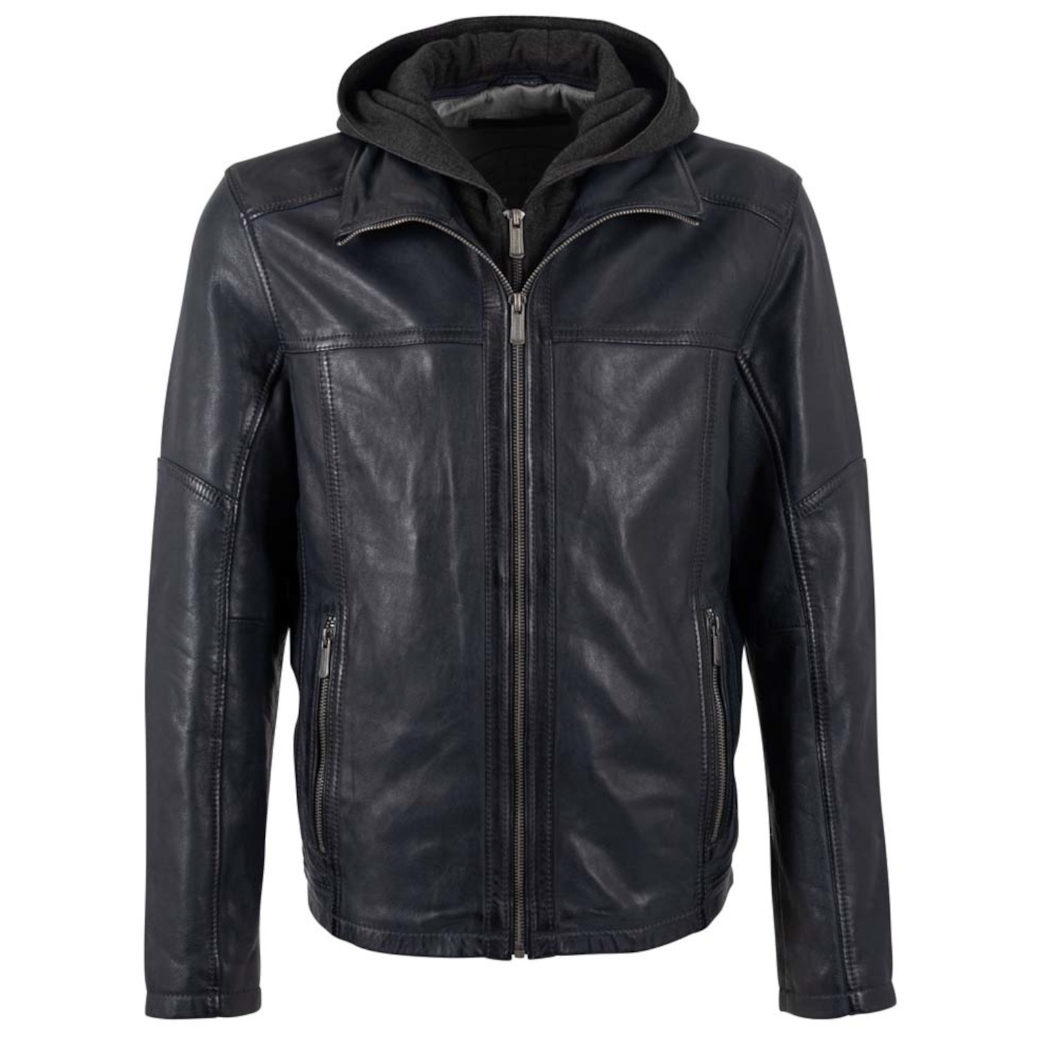 Geaca de Piele Barbati Deercraft Bleumarin DMDorsey – Geci de Piele