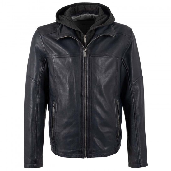 Geaca de Piele Barbati Deercraft Bleumarin DMDorsey