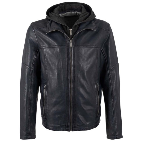 Geaca de Piele Barbati Deercraft Bleumarin DMDorsey