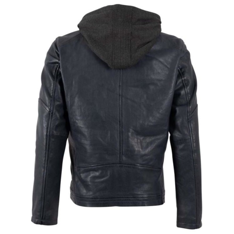 Geaca de Piele Barbati Deercraft Bleumarin DMDorsey – Geci de Piele