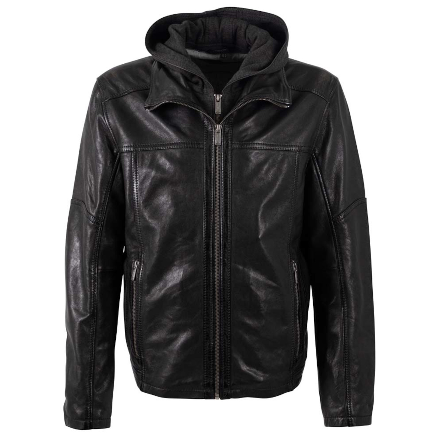 Geaca de Piele Barbati Deercraft Neagra DMDorsey – Geci de Piele