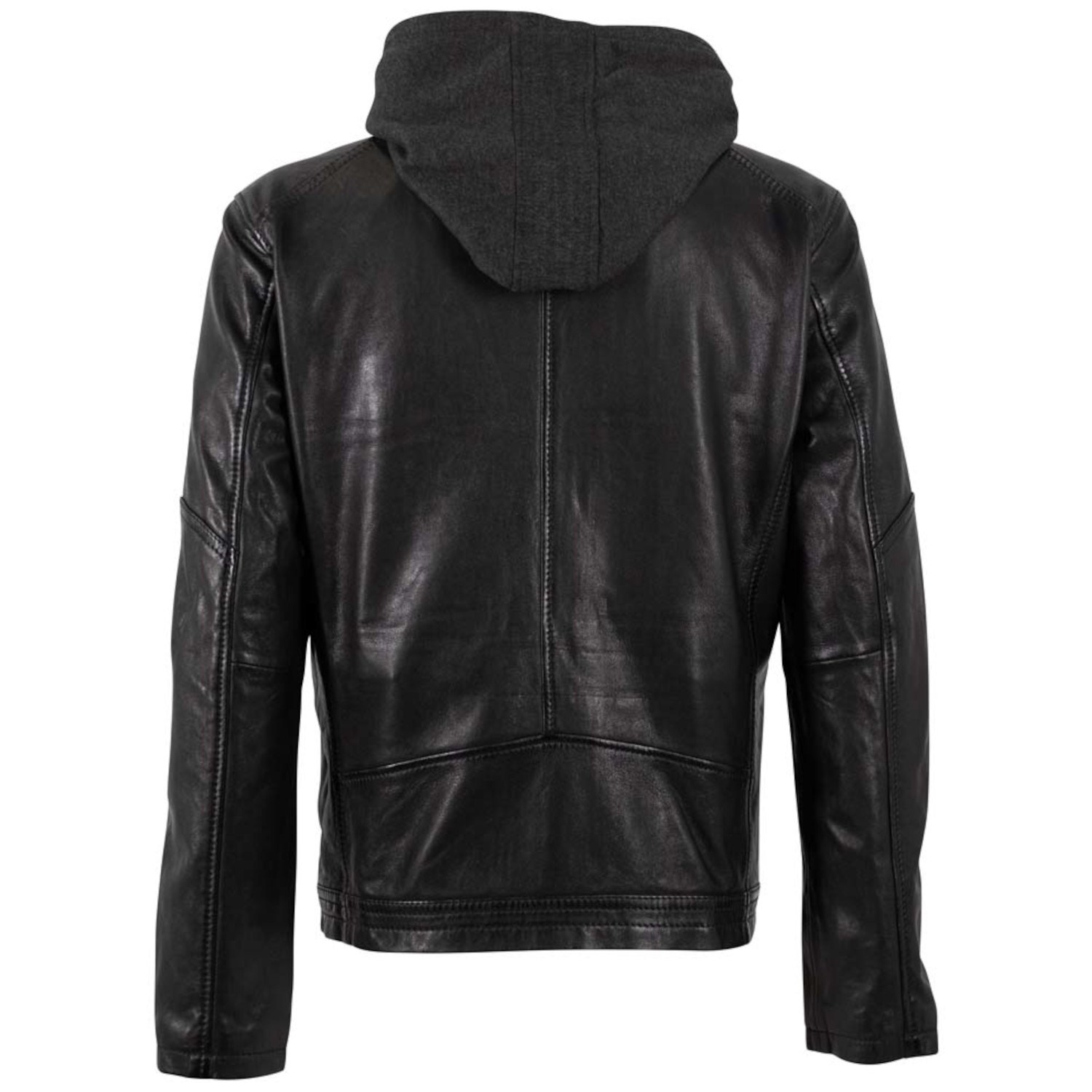 Geaca de Piele Barbati Deercraft Neagra DMDorsey – Geci de Piele