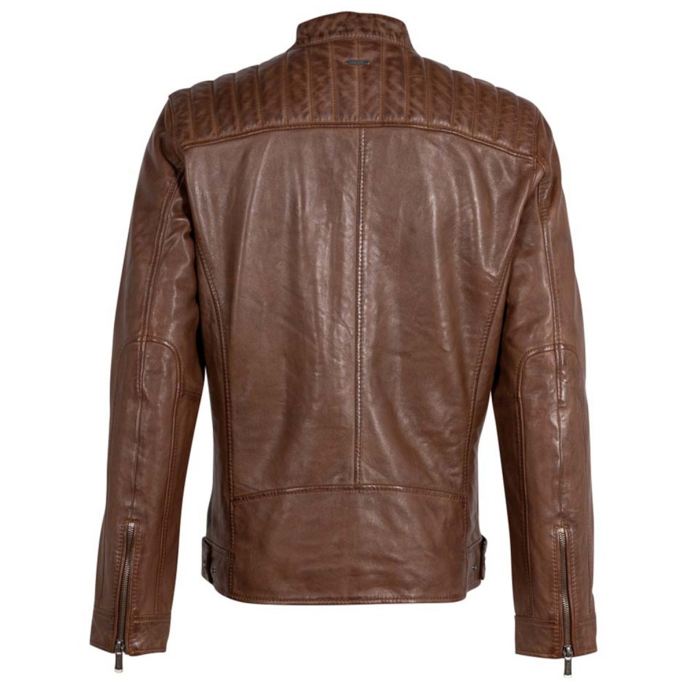 Geaca de Piele Barbati Deercraft Coniac Inchis DMElvon