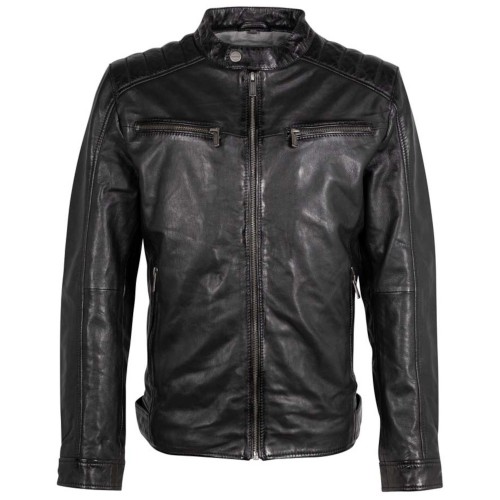 Geaca de Piele Barbati Deercraft Neagra DMElvon