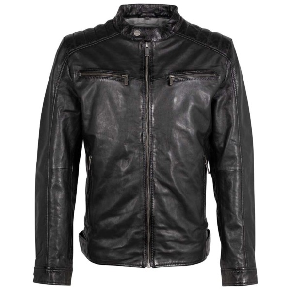 Geaca de Piele Barbati Deercraft Neagra DMElvon