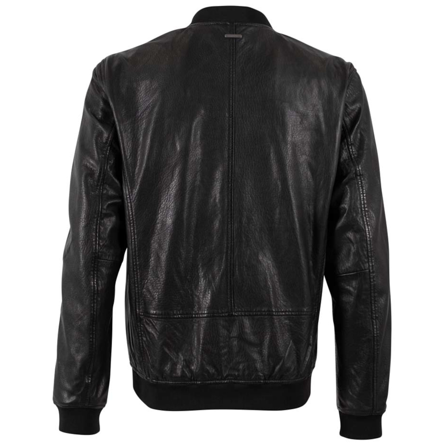 Geacă bărbați Deercraft DMGiton neagră din piele naturală