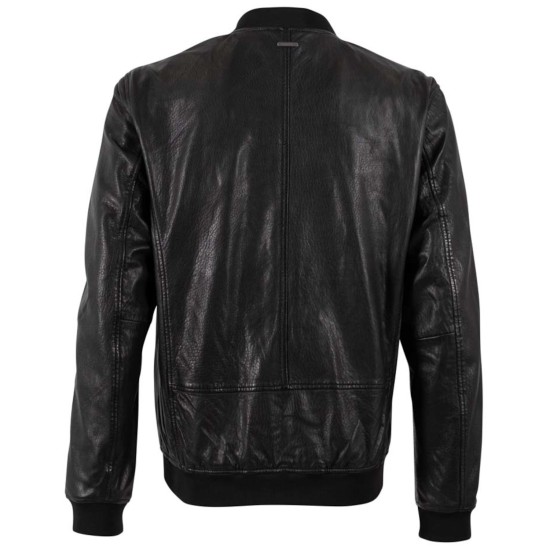 Geaca de Piele Barbati Deercraft Neagra DMGiton