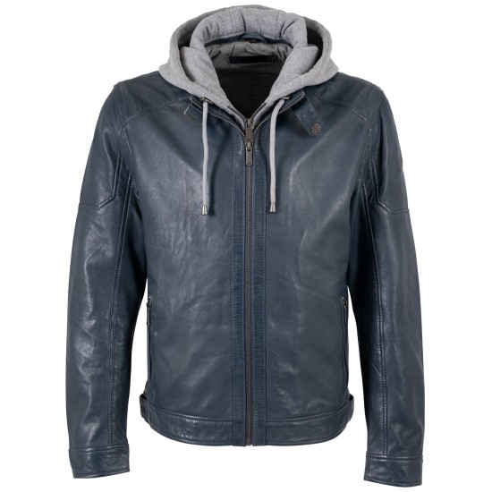 Geaca de Piele Barbati Deercraft Albastru Denim DMJannys