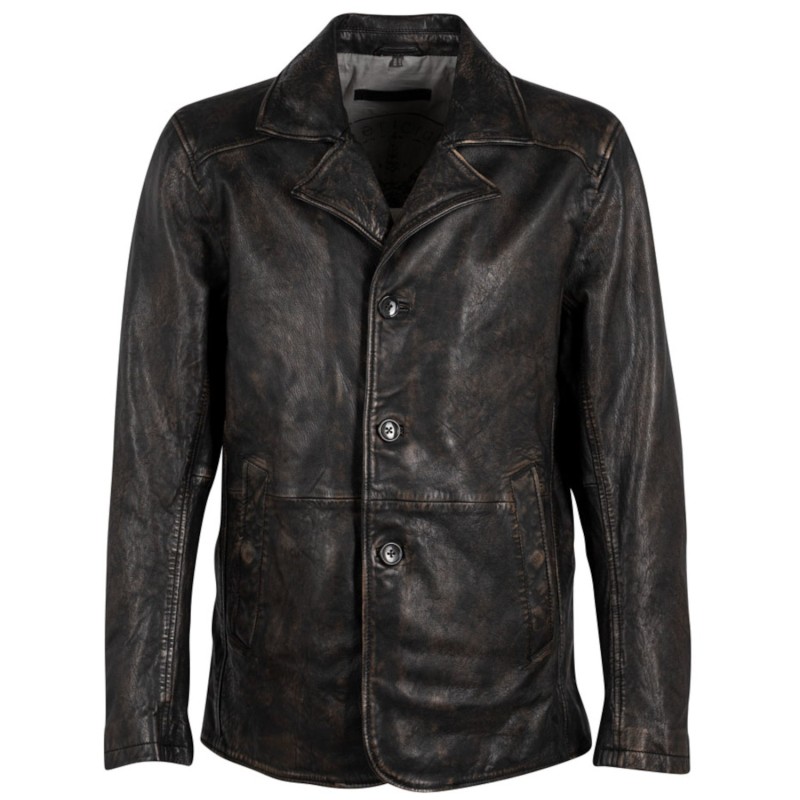 Sacou de Piele Barbati Deercraft Negru Vintage DMJaryk – Geci de Piele Sacou de Piele Barbati Deercraft Negru Vintage DMJaryk – Geci de Piele