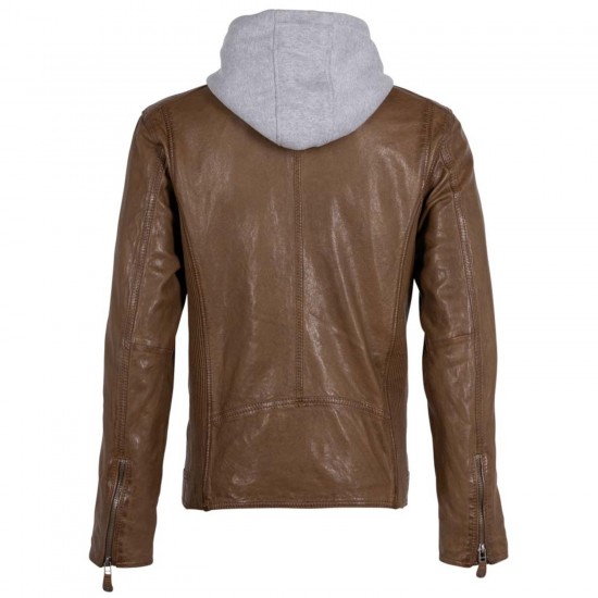 Geaca de Piele Barbati Deercraft Maro Deschis DMJonnes