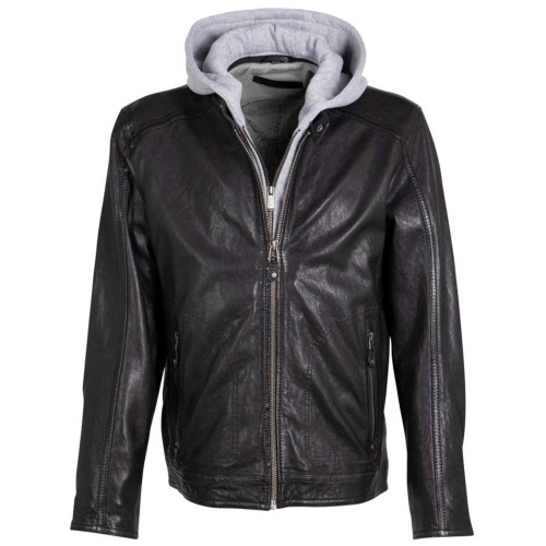 Geaca de Piele Barbati Deercraft Neagra DMJonnes