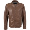 Geacă de Piele Bărbați Deercraft DMLewon Maro Regular Fit Stil Biker