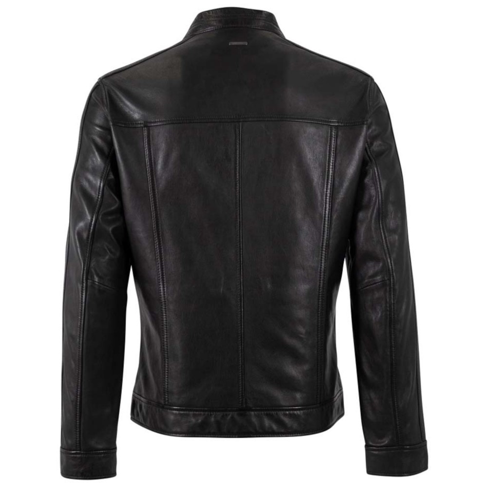 Geaca de Piele Barbati Deercraft Neagra DMLoukas