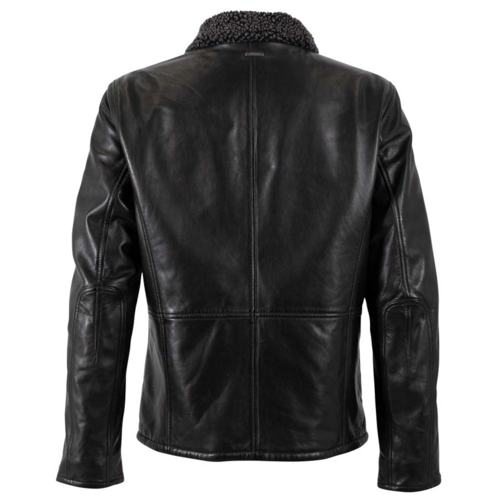 Geaca de Piele Barbati Deercraft Neagra DMNaotis