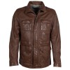 Geaca de Piele Barbati Deercraft Castanie DMThelmo – Geci de Piele