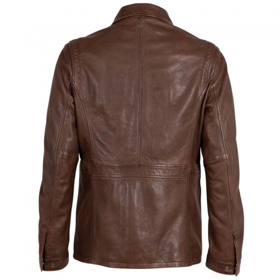 Geaca de Piele Barbati Deercraft Castanie DMThelmo