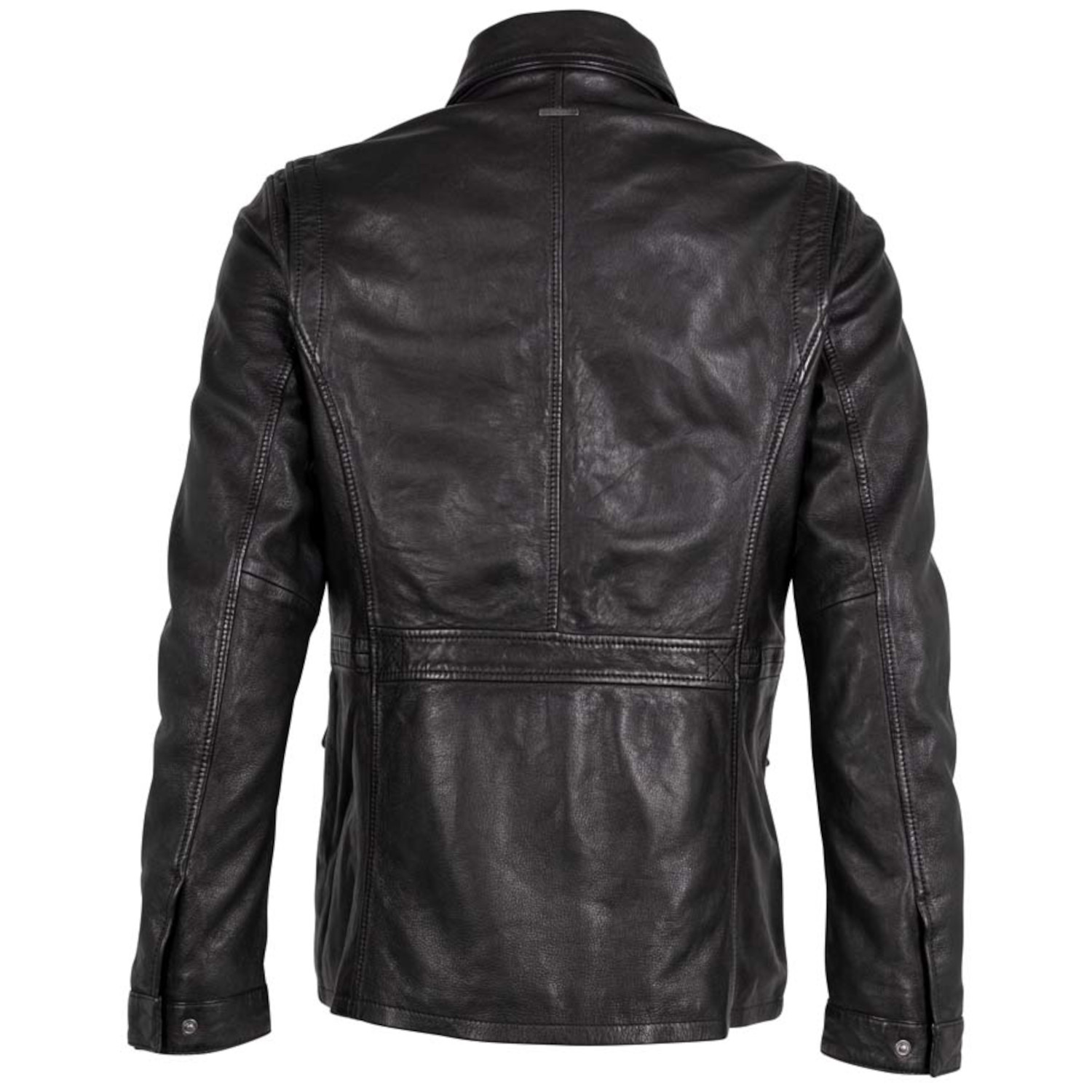 Geaca de Piele Barbati Deercraft Neagra DMThelmo – Geci de Piele Geaca de Piele Barbati Deercraft Neagra DMThelmo – Geci de Piele