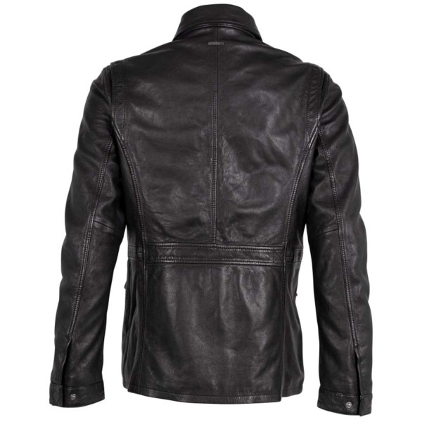 Geaca de Piele Barbati Deercraft Neagra DMThelmo